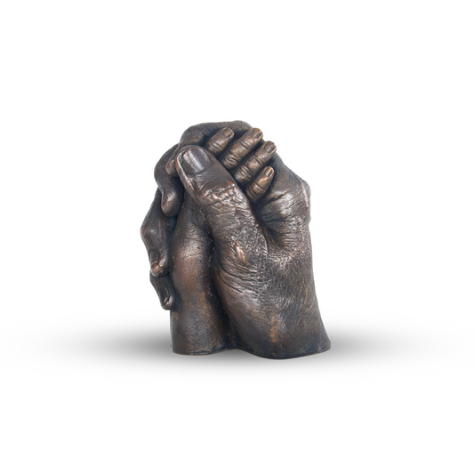 BZ3 – Bronze statue cast (2 hands – Parent + Baby)