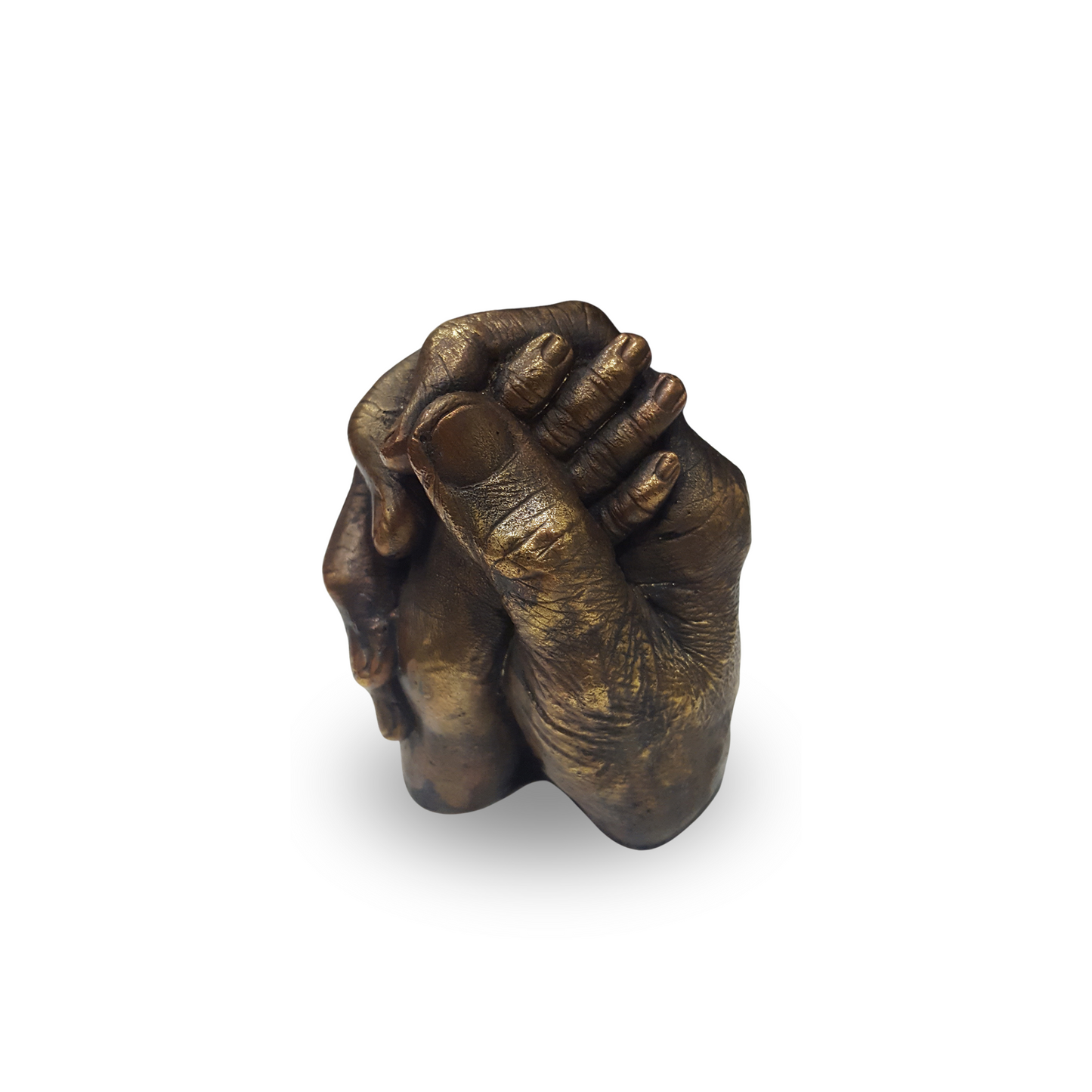 BZ3 – Bronze statue cast (2 hands – Parent + Baby)