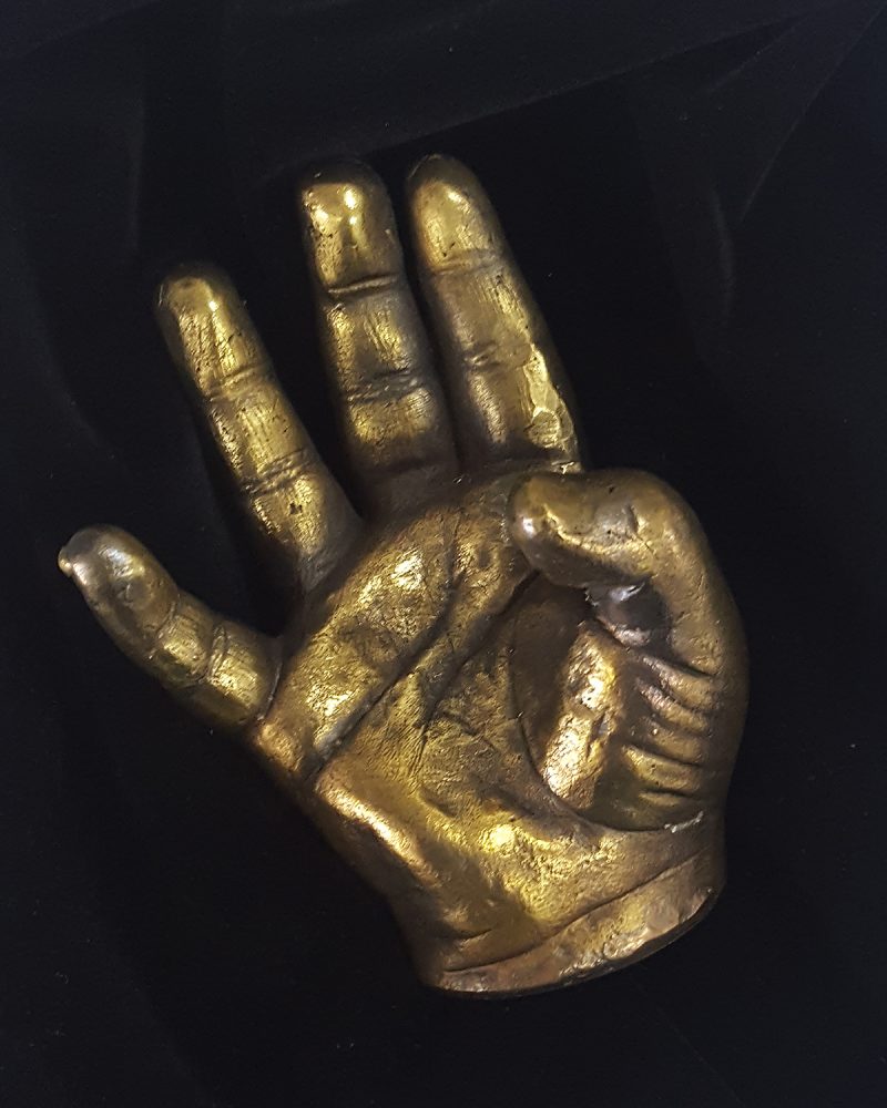 Bronze statue single hand or foot